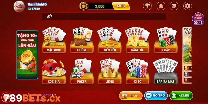 Tiến Lên Miền Nam - Trò chơi bài không thể thiếu trong game